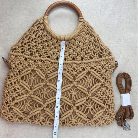 Macramé BoHo Handbag - Picture 5 of 11